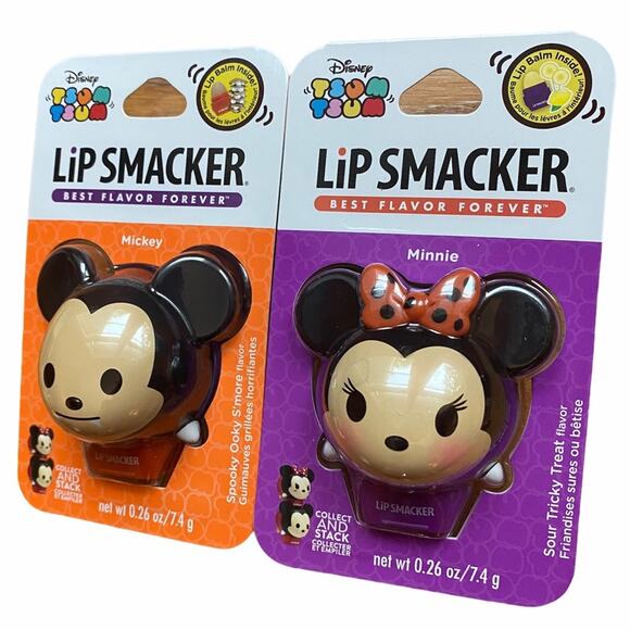 Lip Smacker Disney Tsum Tsum Mickey and Minnie Halloween Lip Balms - Picture 2 of 4